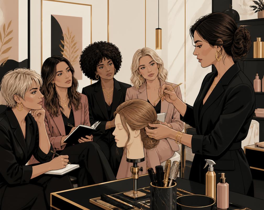 Illustration of a Salora accredited training masterclass in progress